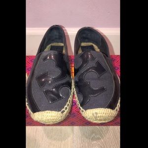 Bright Navy Blue AUTHENTIC Tory Burch Espadrilles!